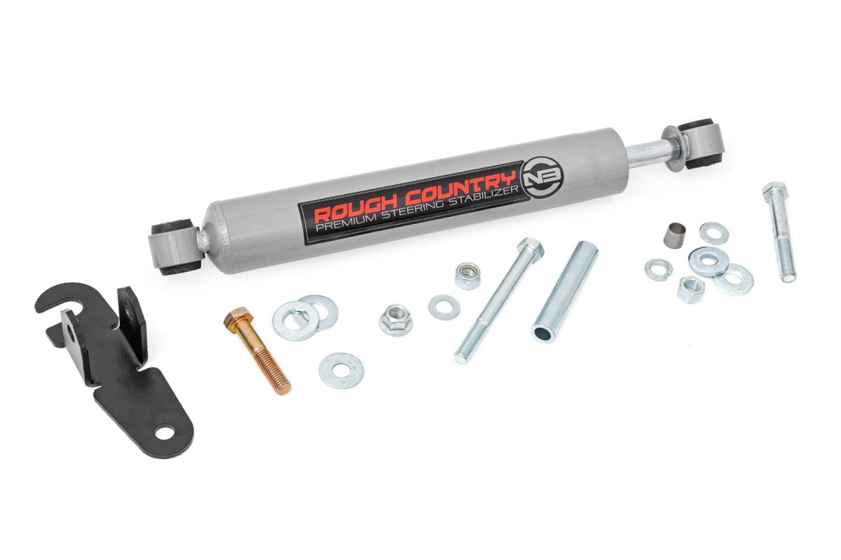 GMC Sierra 2500 HD Steering Stabilizer - Rough Country - N3 - '16-'24